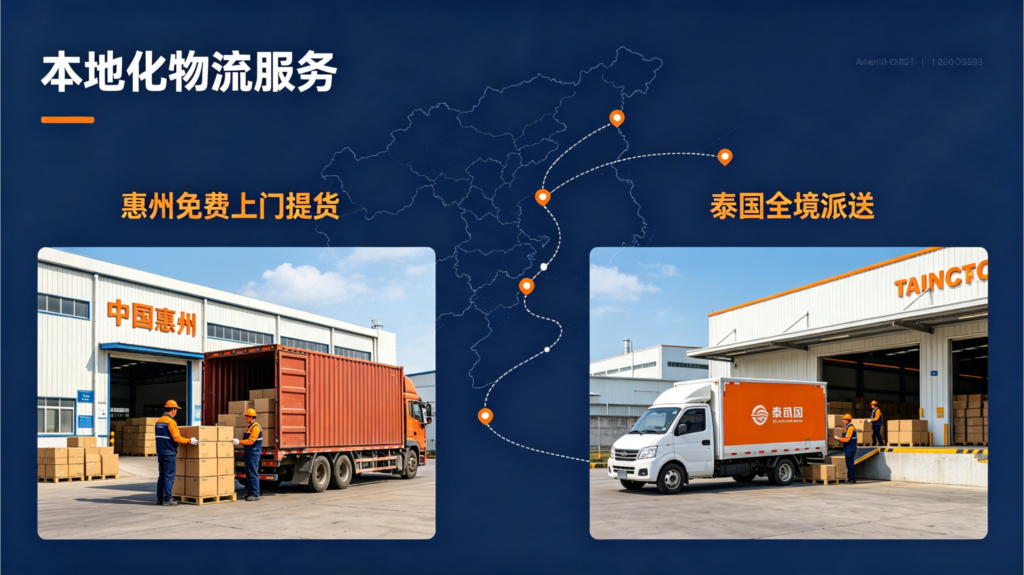中国到泰国物流