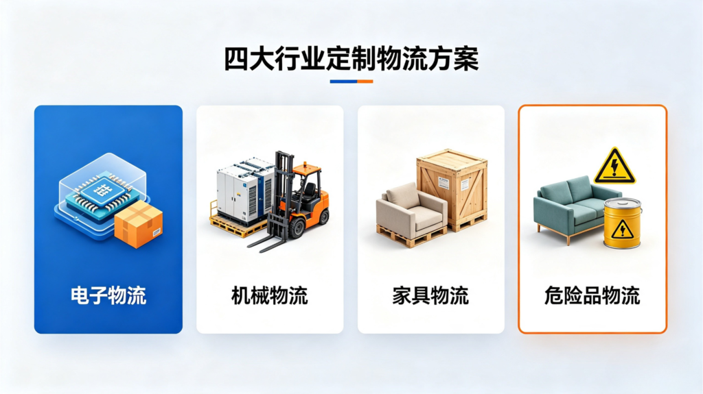 中国到泰国物流四大行业定制物流方案