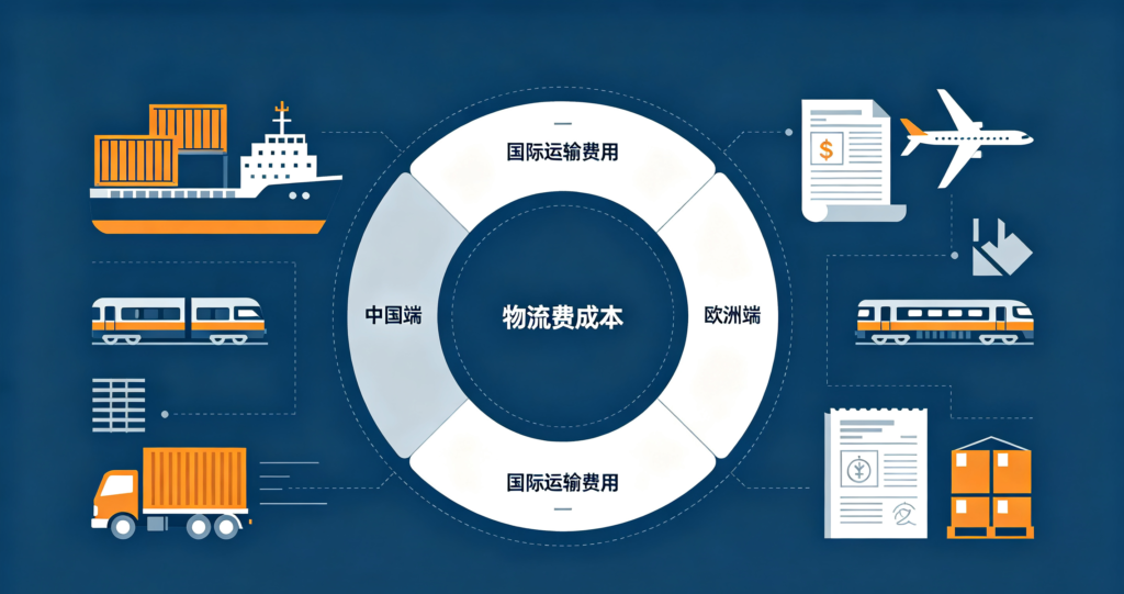 中国到欧洲物流成本